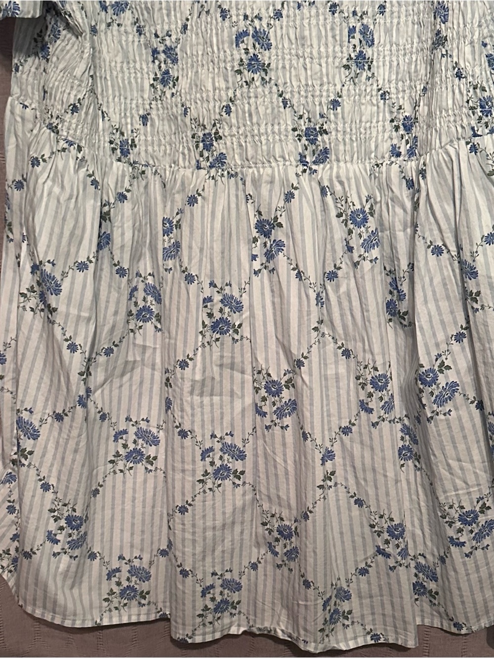 Old Navy Smocked Puff-Sleeve Flare Mini Dress - Picture 3 of 7